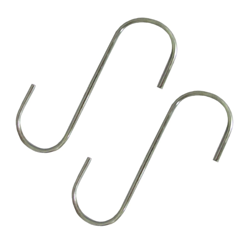 (2) 5" Steel S-Hooks For Various Household and Yard & Garden Applications