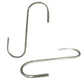 (50) 5" Steel S-Hooks For Various Household and Yard & Garden Applications