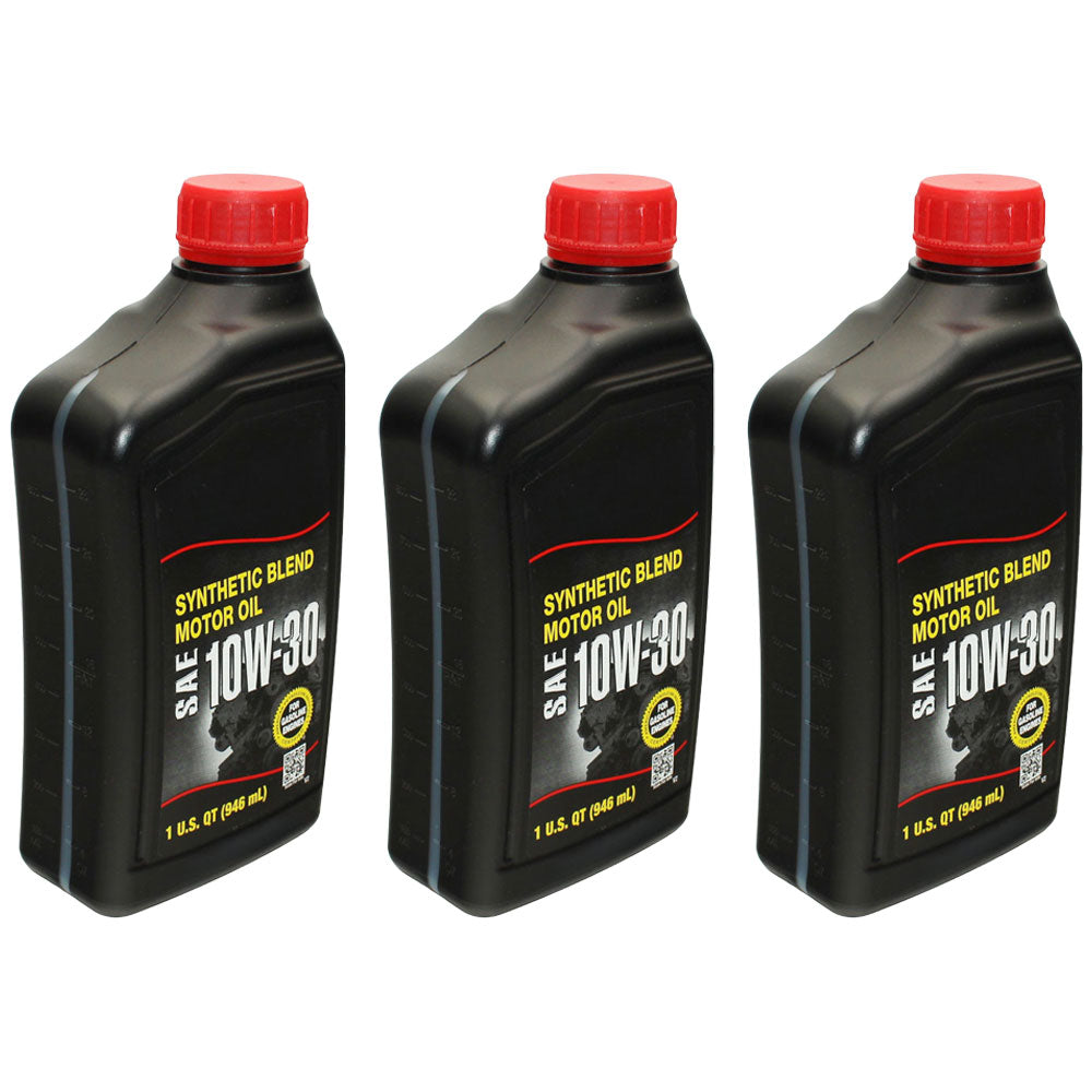 Qty 3: Engine Oil Quart 
 Fits Troy Bilt Replaces 215308