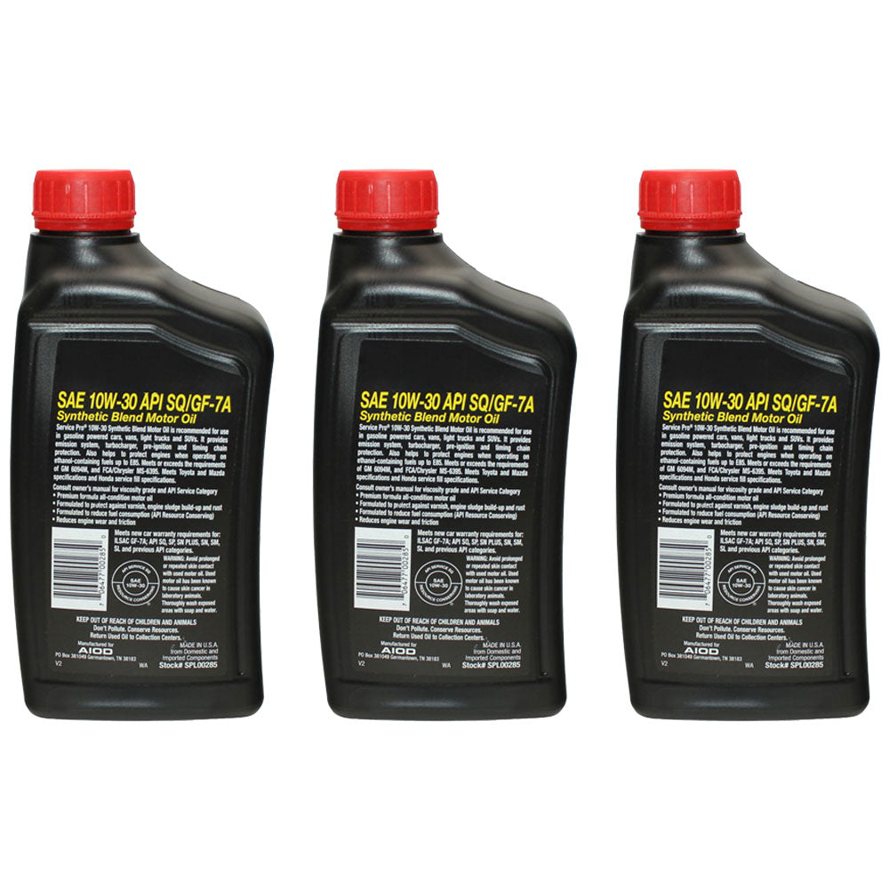 Qty 3: Engine Oil Quart 
 Fits Scotts Replaces TY22029