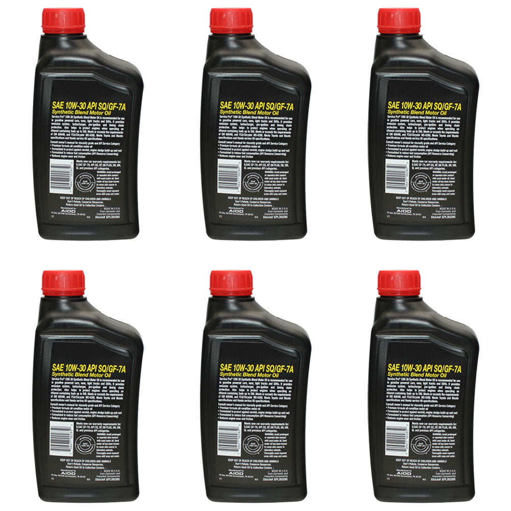 Qty 6: Engine Oil Quart  Fits Kawasaki Replaces 99969-6081