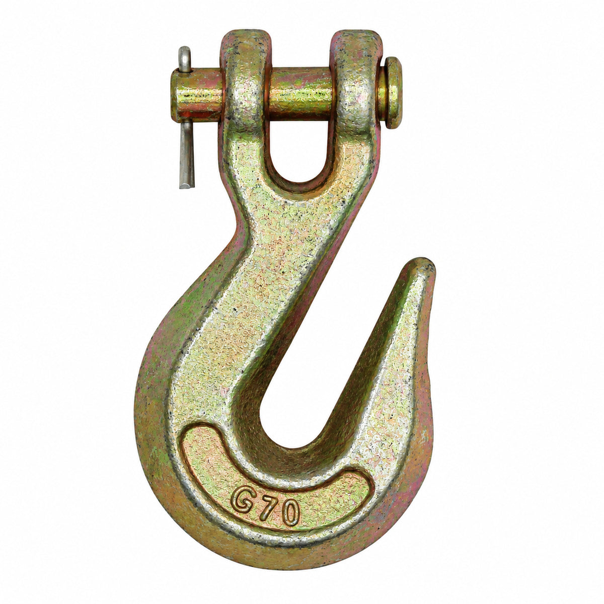 One 3/8" Clevis Grab Hook G70 w/ Clevis & Cotter Pins for Towing and Hauling