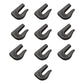 10pc 3/8 Weld On Grab Tow Hook Bucket Trailer Tractor Rigging Chain Forged G70
