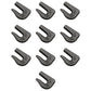 10 Weld On Grab Chain Hooks 3/8" G70 Bucket Trailer Rigging 6,600 WLL 0900104