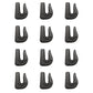 12 Weld On Grab Chain Hooks 3/8" G70 Wll 6,600 Bucket Trailer Rigging 0900104