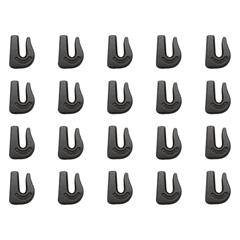 (20) Weld On Grab Chain Hooks G7 3/8" G-70 Bucket Back Hoe Trailer New