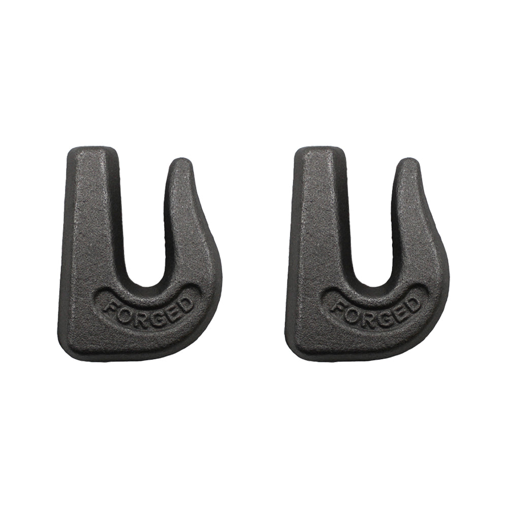 Pack of 2 Weld On 3/8" Grab Chain Hooks 6,600 WLL Bucket Trailer Rigging G70