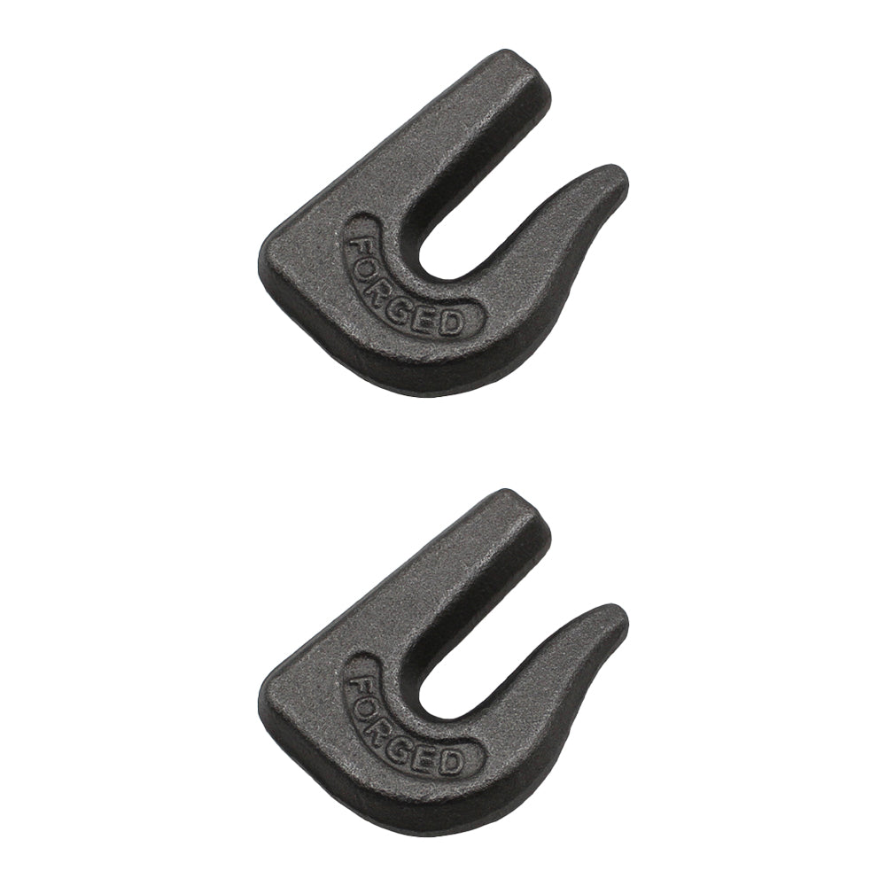 Pack of 2 Weld On 3/8" Grab Chain Hooks 6,600 WLL Bucket Trailer Rigging G70