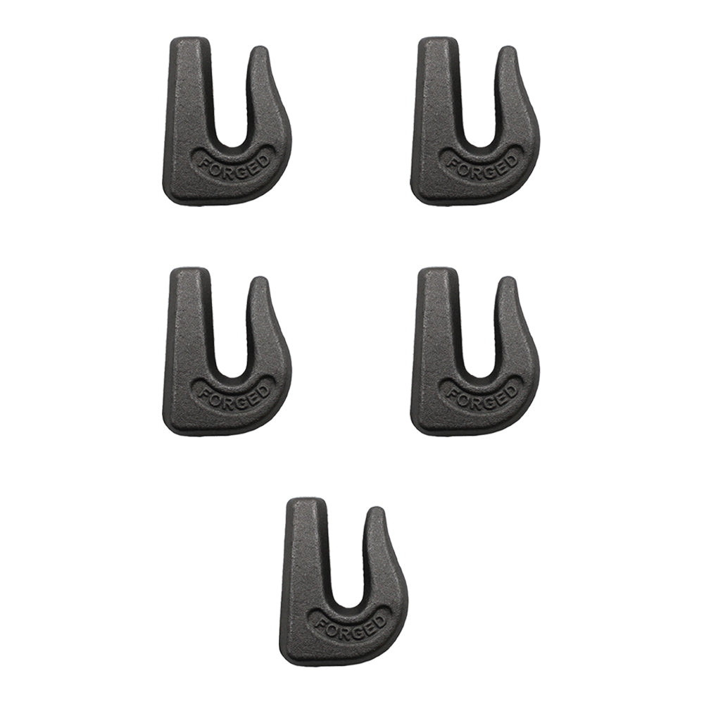 5 Pack Weld On 3/8" Grab Chain Hooks G70 Bucket Back Hoe Trailer