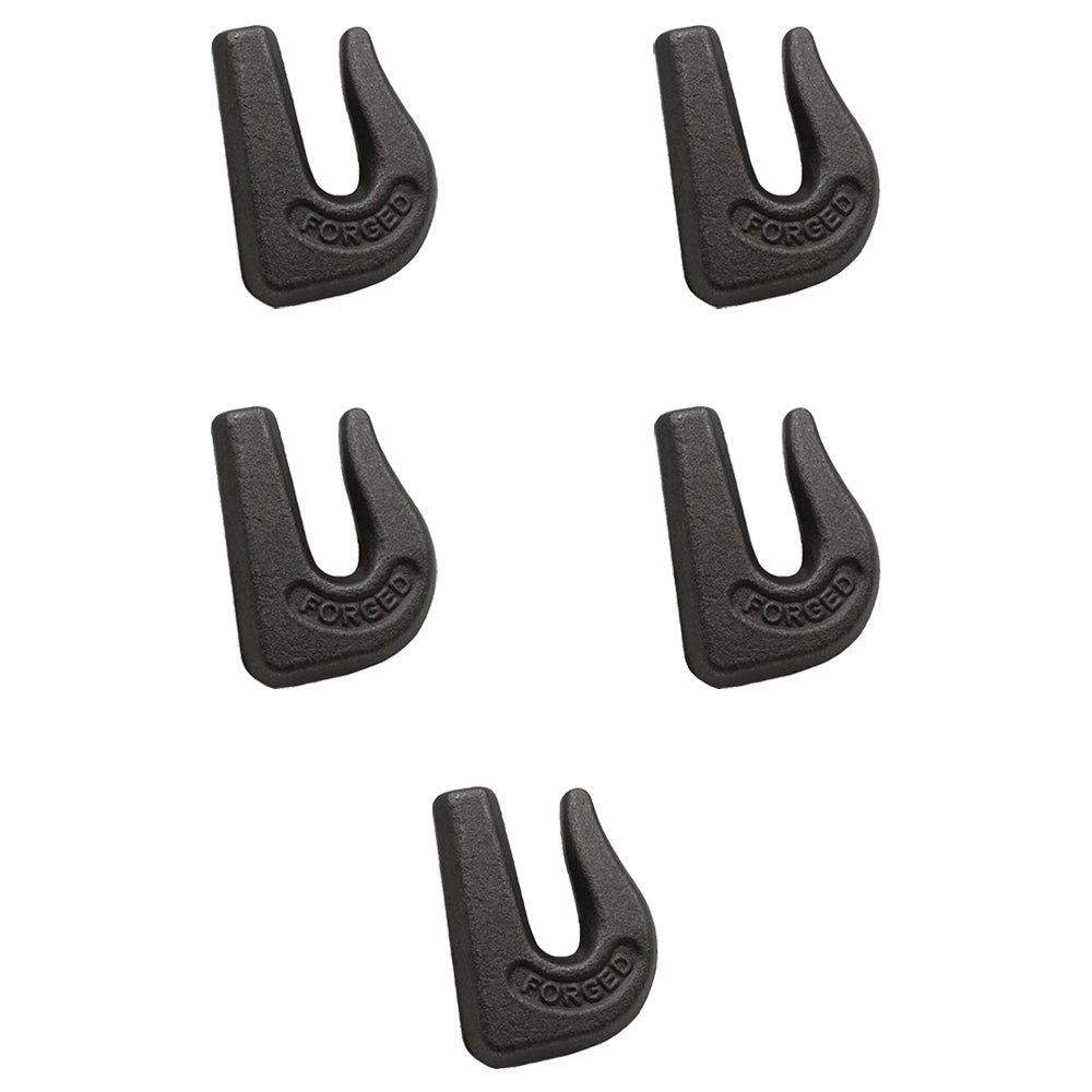 5 Pack Weld On 3/8" Grab Chain Hooks G70 Bucket Back Hoe Trailer