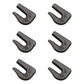 6 G70 Bucket Flatbed Trailer Wrecker Weld On Tow Tie Down 3/8" Chain Grab Hooks