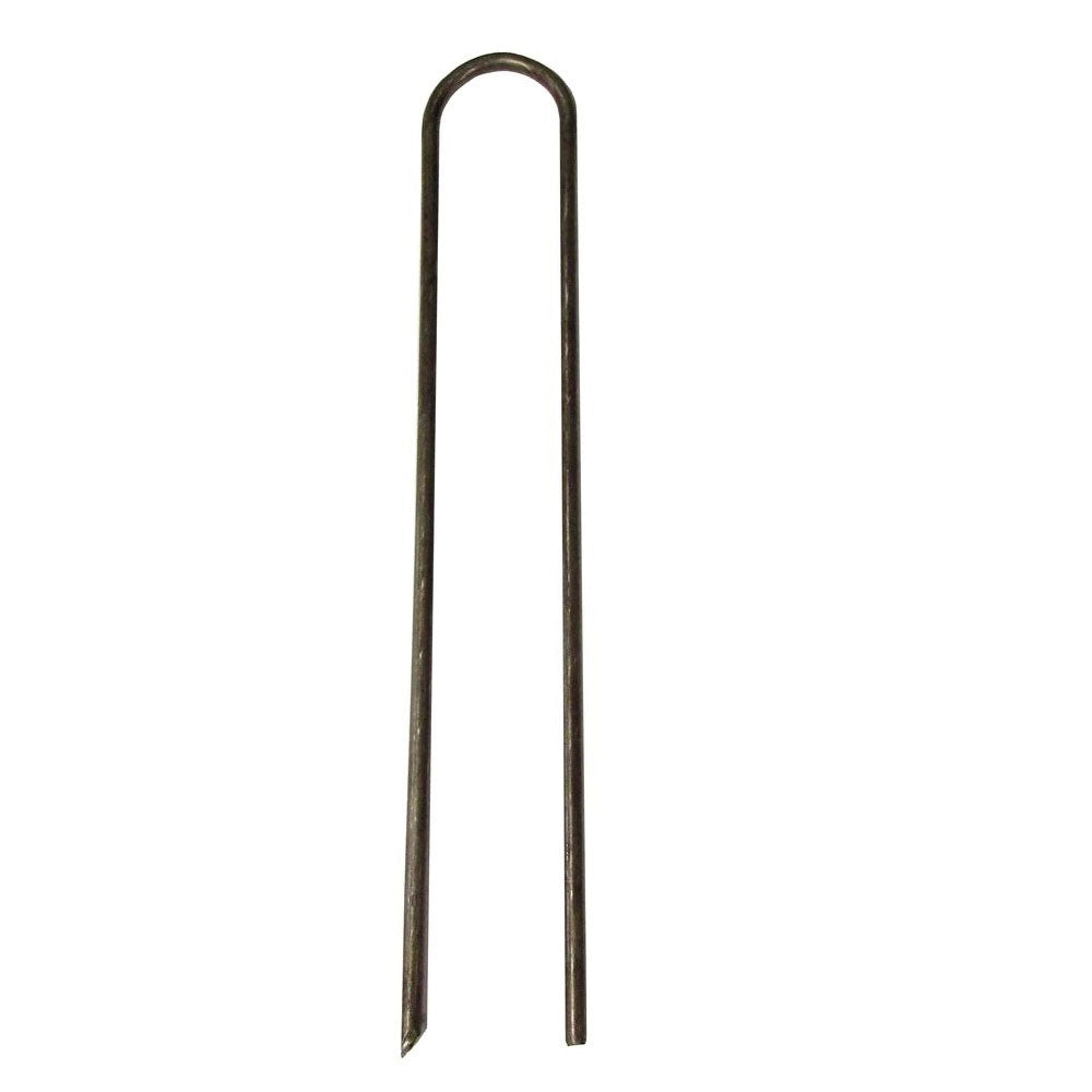 10,000 Round Top 6" Landscape Staple Sod Staple Fabric Anchor Pin w/ Chisel Ends