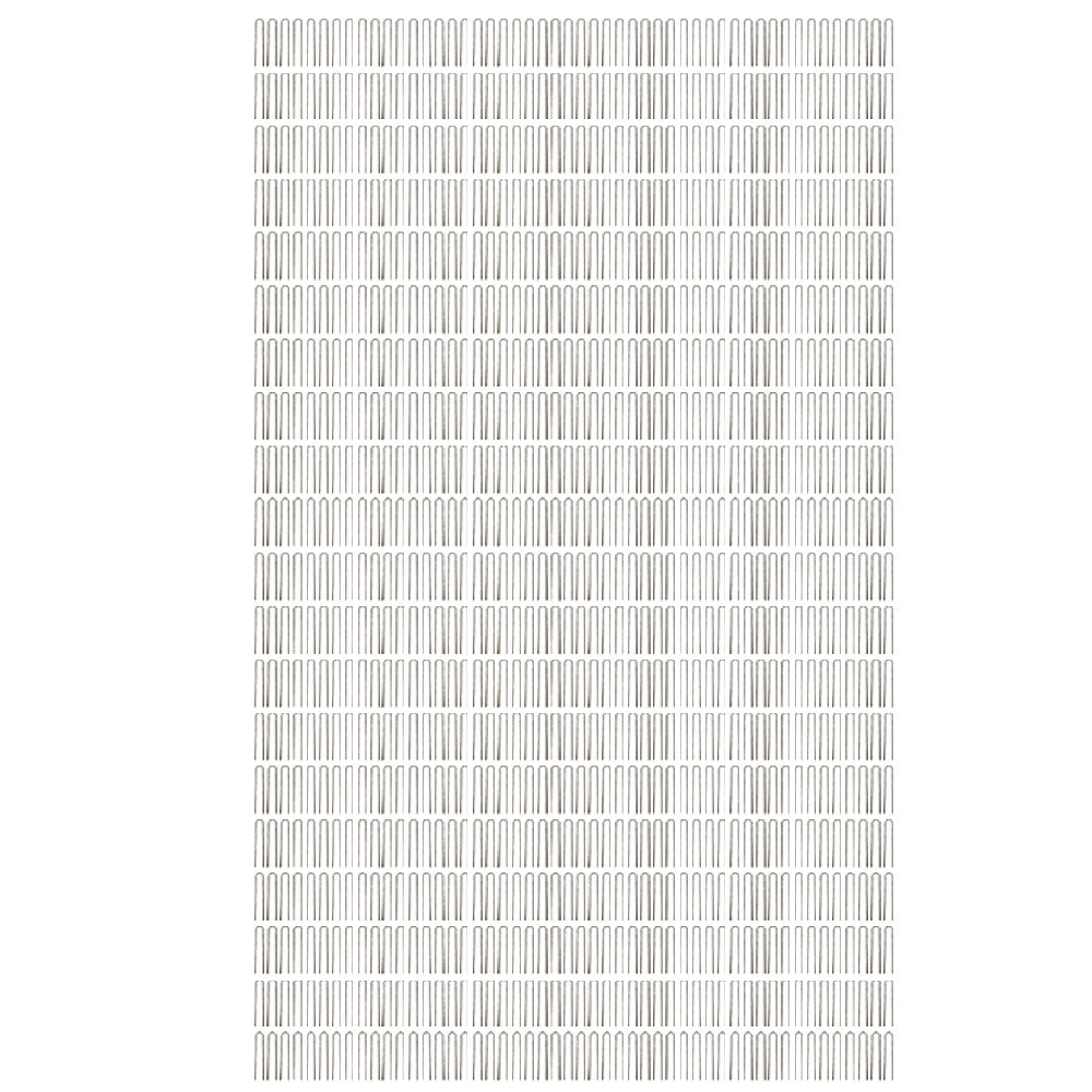 1000 6-Inch Landscape Staples SOD Staples Garden Stakes Round Pins Chisel Ends