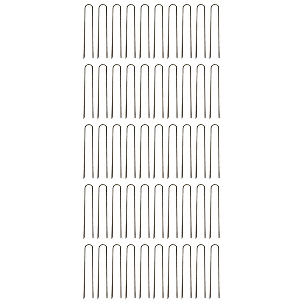 Fifty New Garden Stake Sod Staples for Landscape Fabric Drip Tubing Anchor Pins