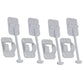 Qty 4: Camper Door Holder w/ Stop
 Fits Universal Replaces 891-WH
