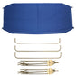 Umbrella Buggy Top 3 Bow 48" Frame & Blue Cover Fits Ford LS