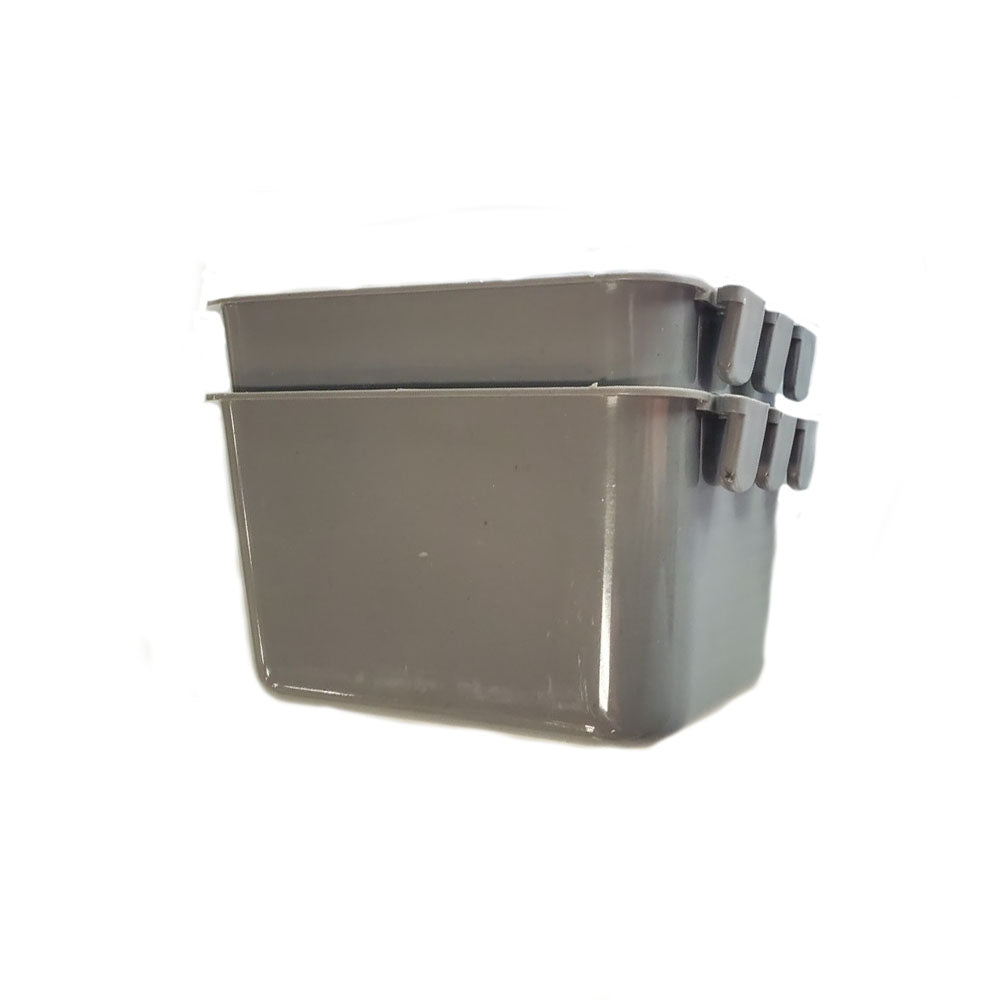 Two (2) Hanging Feed and Water Cage Cups Holds 16 oz/ 2 Cups