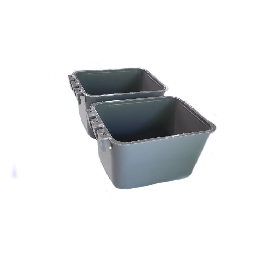Two (2) Hanging Feed and Water Cage Cups Holds 16 oz/ 2 Cups