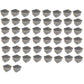 (Pack of 50) Gray Cage Cups hold 1 Pint / 16 fl oz to Hang Feed & Water for Pets
