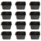 Cage Cups 12pk Black 1 Pint / 16 fl oz Hanging Feed & Water Cups Chicken Poultry