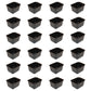 Cage Cups 24-pk Black 1 Pint/16 fl oz Hanging Feed & Water Cups Chicken Poultry