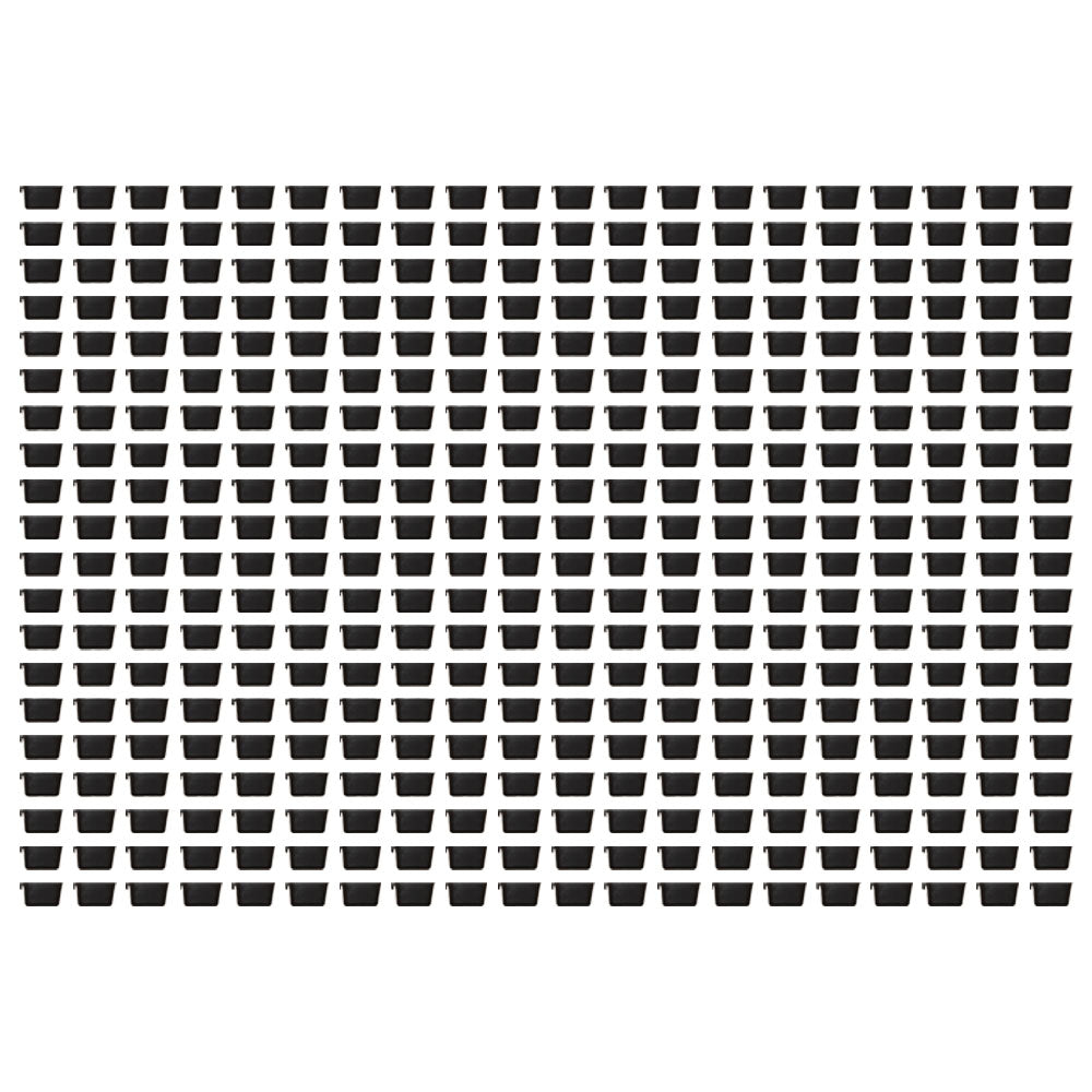 Cage Cups 400-pk Black 1 Pint/16 fl oz Hanging Feed & Water Cups Chicken Poultry