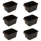 (6-Pack) 1 Pint/ 16 Fl Oz Hanging Feed and Water Cage Cup For Poultry Waterfowl