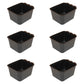 (6-Pack) 1 Pint/ 16 Fl Oz Hanging Feed and Water Cage Cup For Poultry Waterfowl
