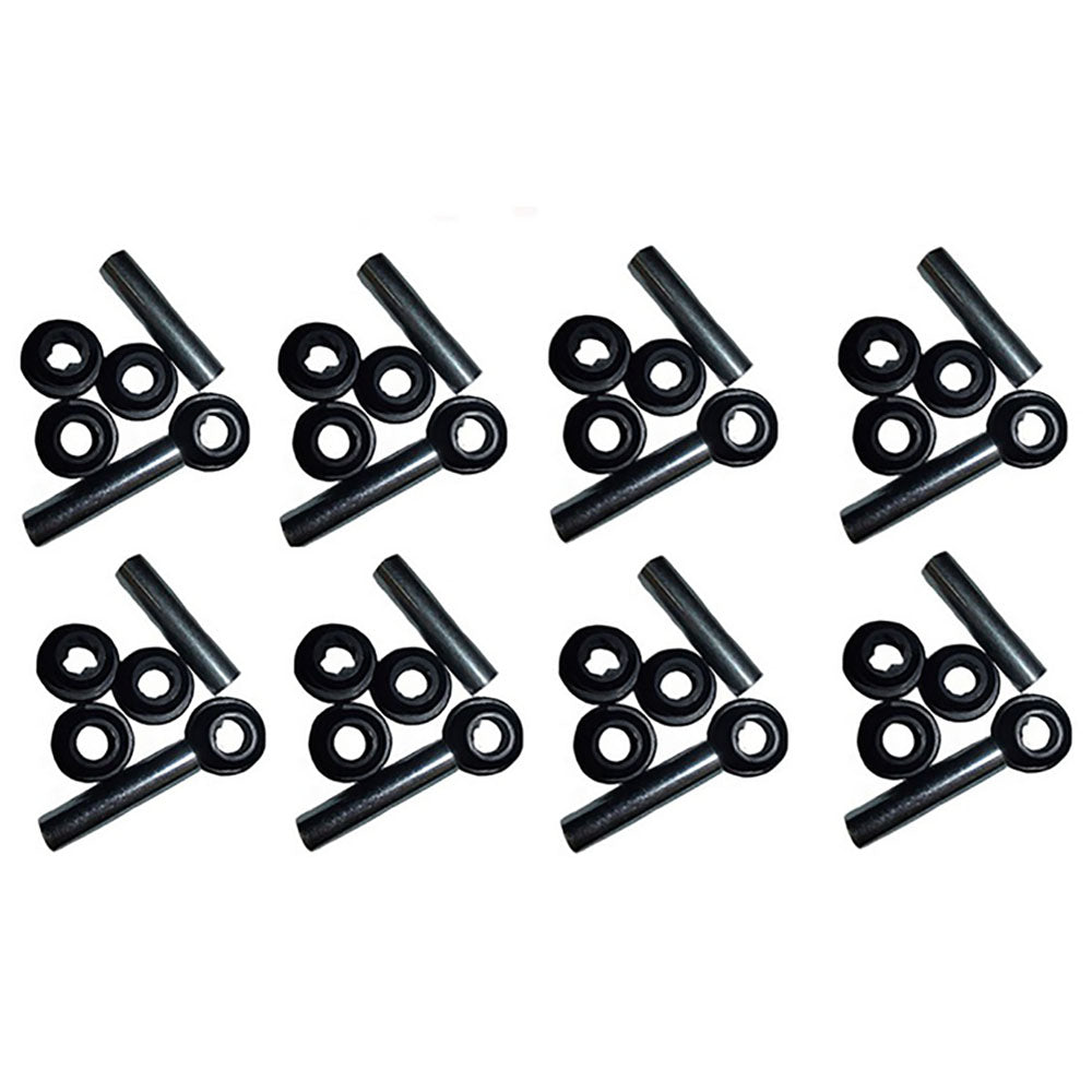 Front and Rear Golf Cart Leaf Spring Bushing Set for Club Car DS - 2 Carts