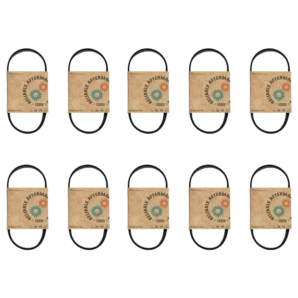 10-Pack 38528-058 Replacement Belts Fits Hoover WindTunnel Vacuums