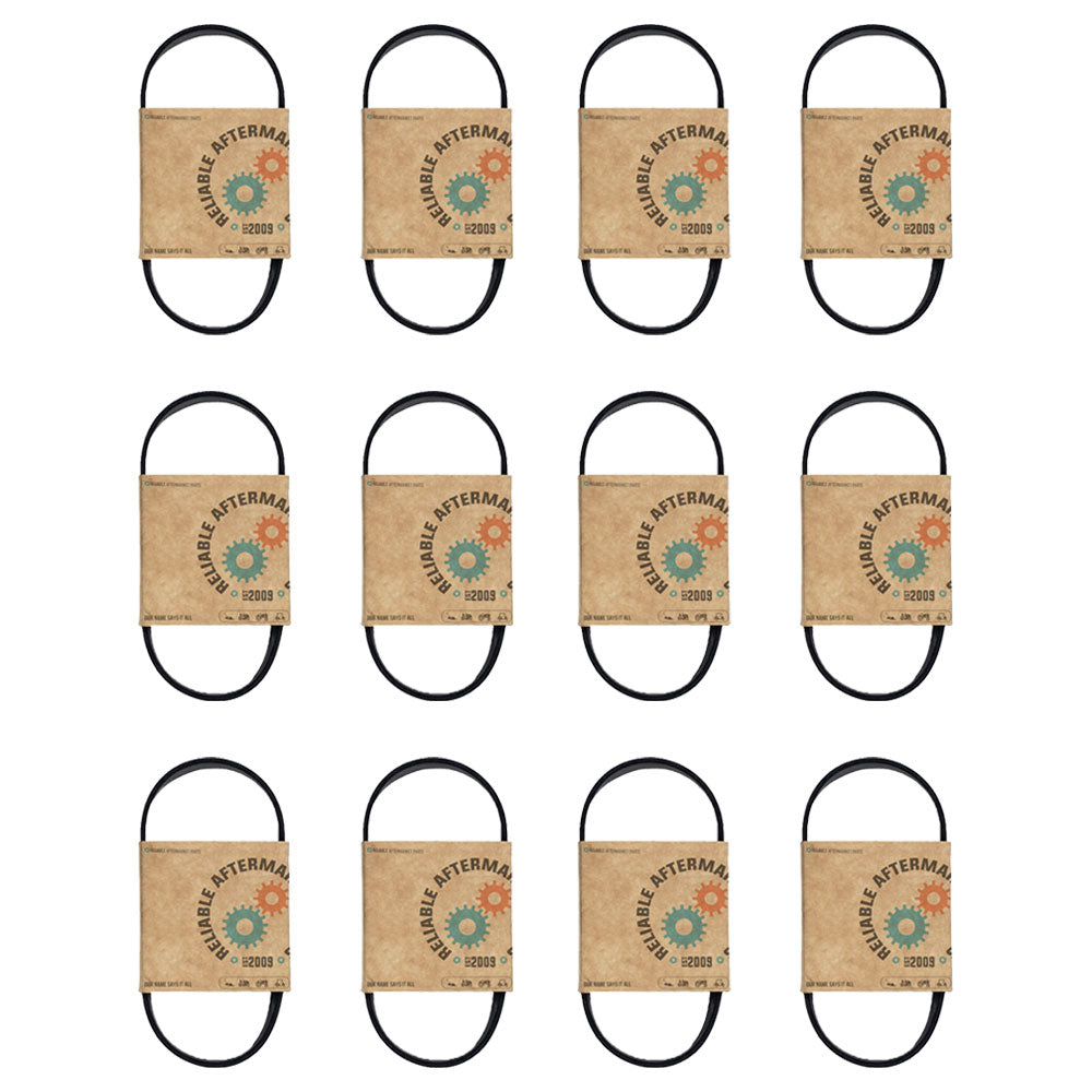 Twelve Pack (12) Vacuum Stretch Belts AH20080 Fits Hoover Windtunnel 562932001