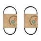 Qty 2: Vacuum Belt
 Fits Hoover Replaces 38528-033