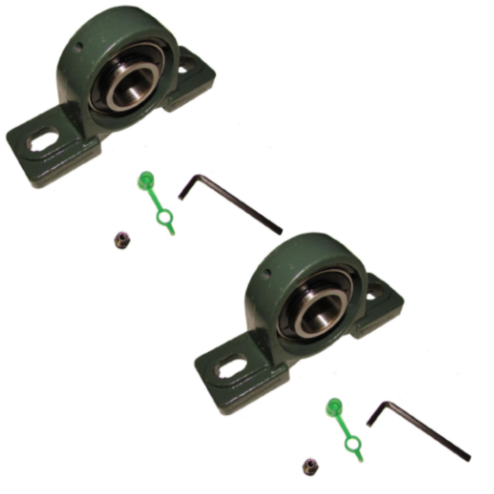 Qty 2: 1" Pillow Block Bearing
 Fits Grasshopper Replaces 122043
