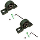 1" inch Pillow Block Bearing UCP205-16 (2pcs) Solid Base - High Quality
