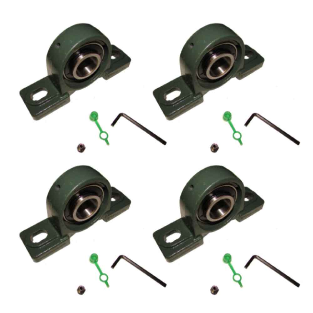 Qty 4: 1" Pillow Block Bearing
 Fits Woods Replaces 70345