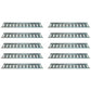 QTY 10: 2' E-Track
 Fits Universal Replaces ETH-24-4