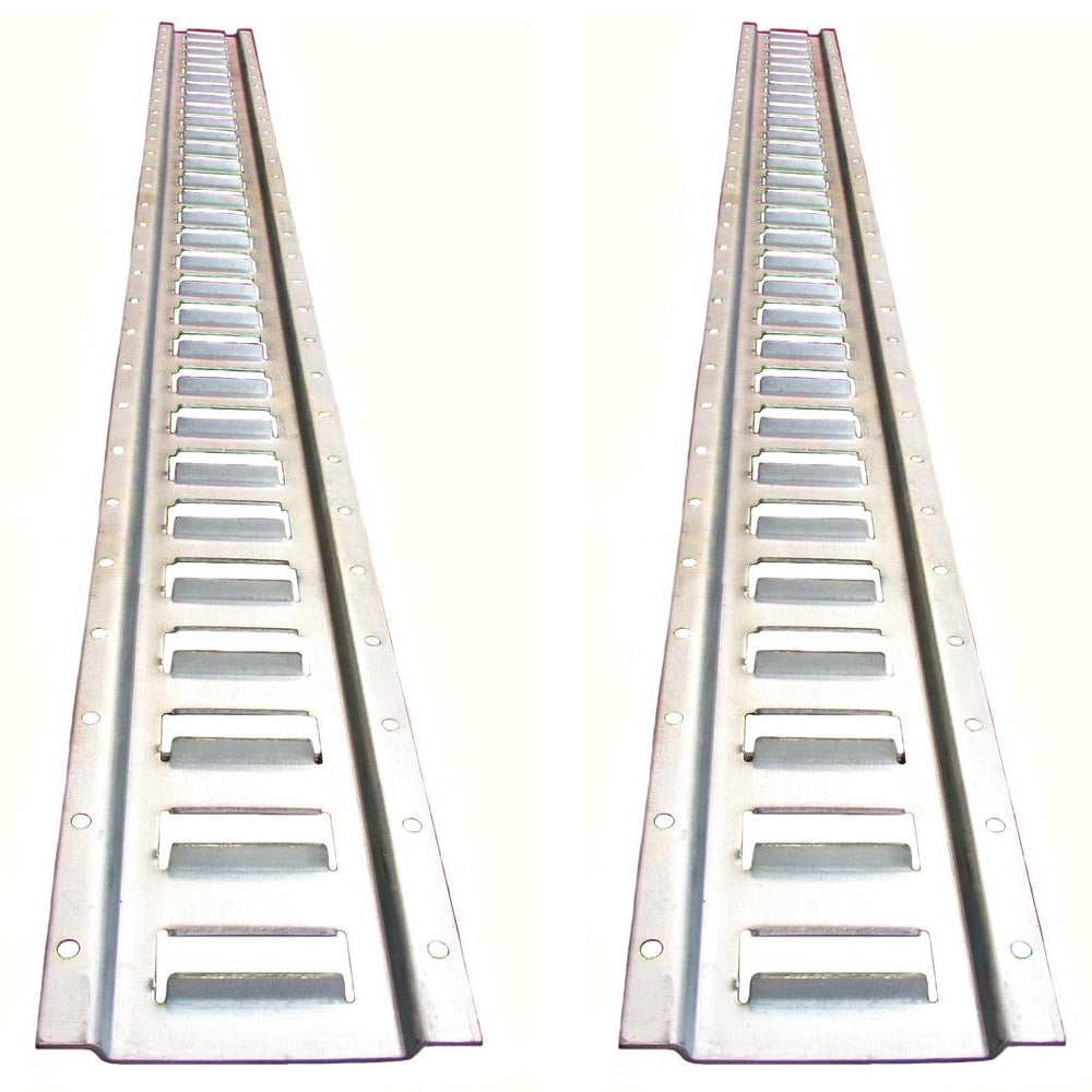 2 Pack E-Track 5' Horizontal Trailer Tie-Down Heavy Duty 12-Gauge Galvanized