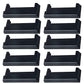 (10) E Track Tie-Down Rail End Covers Black Plastic End Protector Caps
