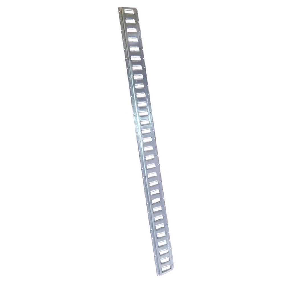 One 8' Horizontal Galvanized E-Track Tie-Down Rail for Truck/Trailer