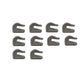 (10 Pack) G70 5/16" Weld On Chain Grab Hooks Bucket Flatbed Trailer Wrecker Tow