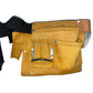 11 Pocket Leather Tool Belt w/ Quick Release Buckle Carpenter Construction Pouch