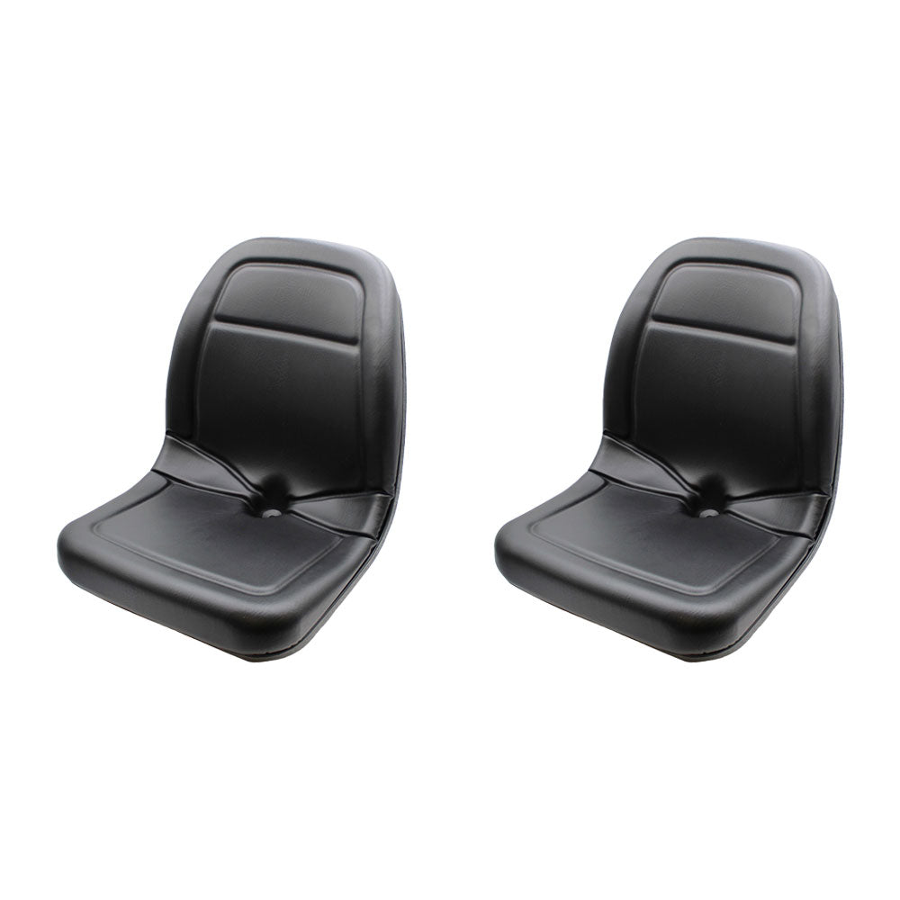 Qty 2: Black Vinyl Seat Fits Ferris Replaces 00367800