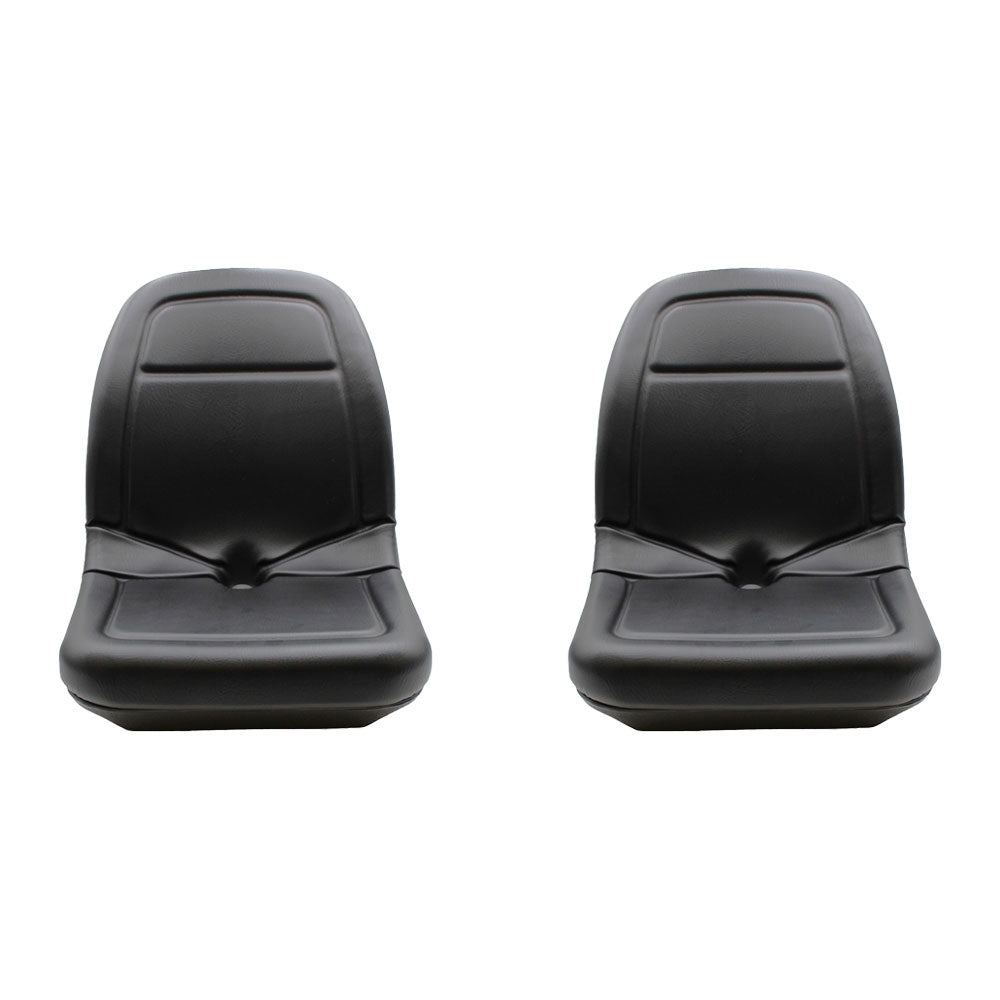 Qty 2: Black Vinyl Seat Fits Ferris Replaces 00367800