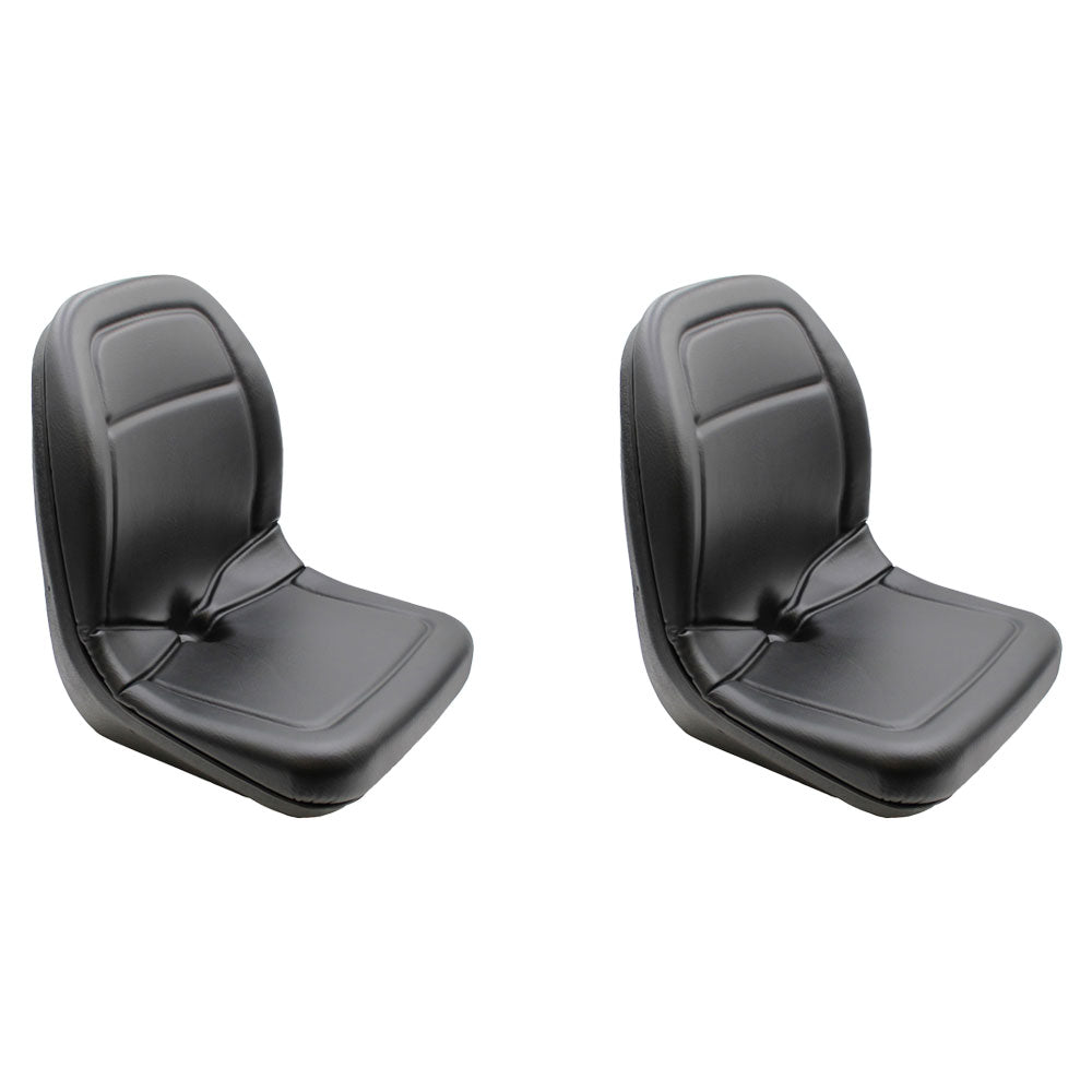 Qty 2: Black Vinyl Seat Fits Caterpillar Replaces 00367800