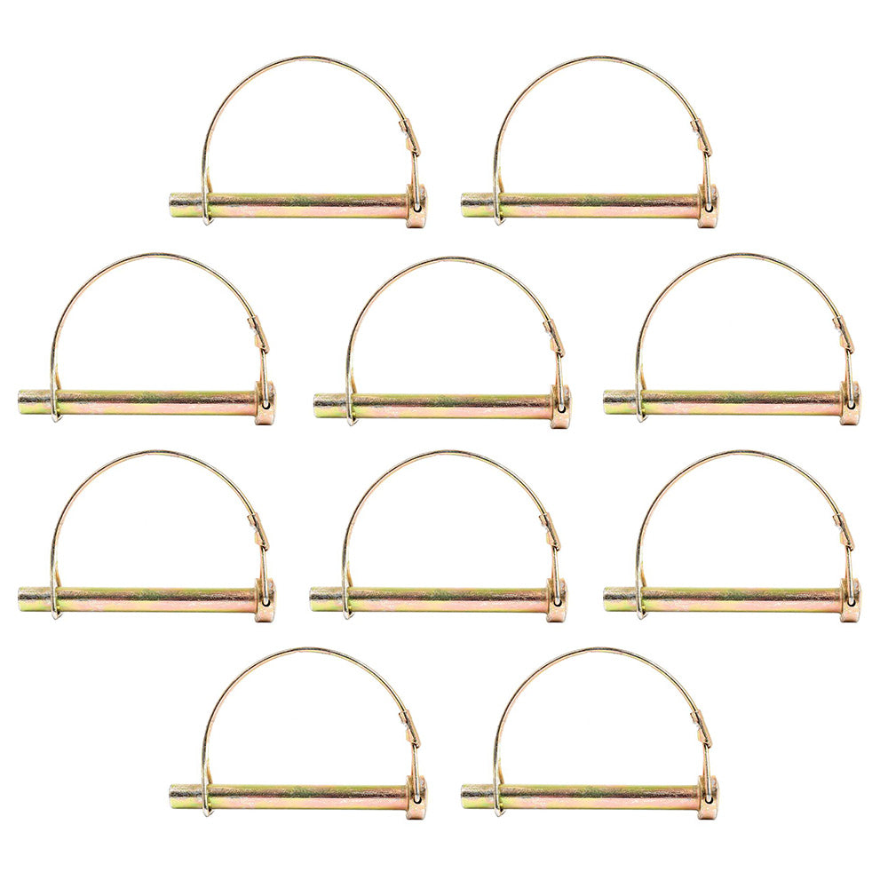 PTO Round Wire Shaft Locking Pin 1/4” x 2-1/4” (10-Pack) S.271 P14PTL 4021413