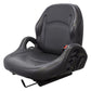 P52 Black Vinyl Seat fits Komatsu Forklifts: 15T 15 DF40 FB15 BF15M3 FB15SH6