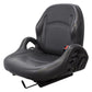 P52 Black Vinyl Seat fits Komatsu Forklifts: 15T 15 DF40 FB15 BF15M3 FB15SH6