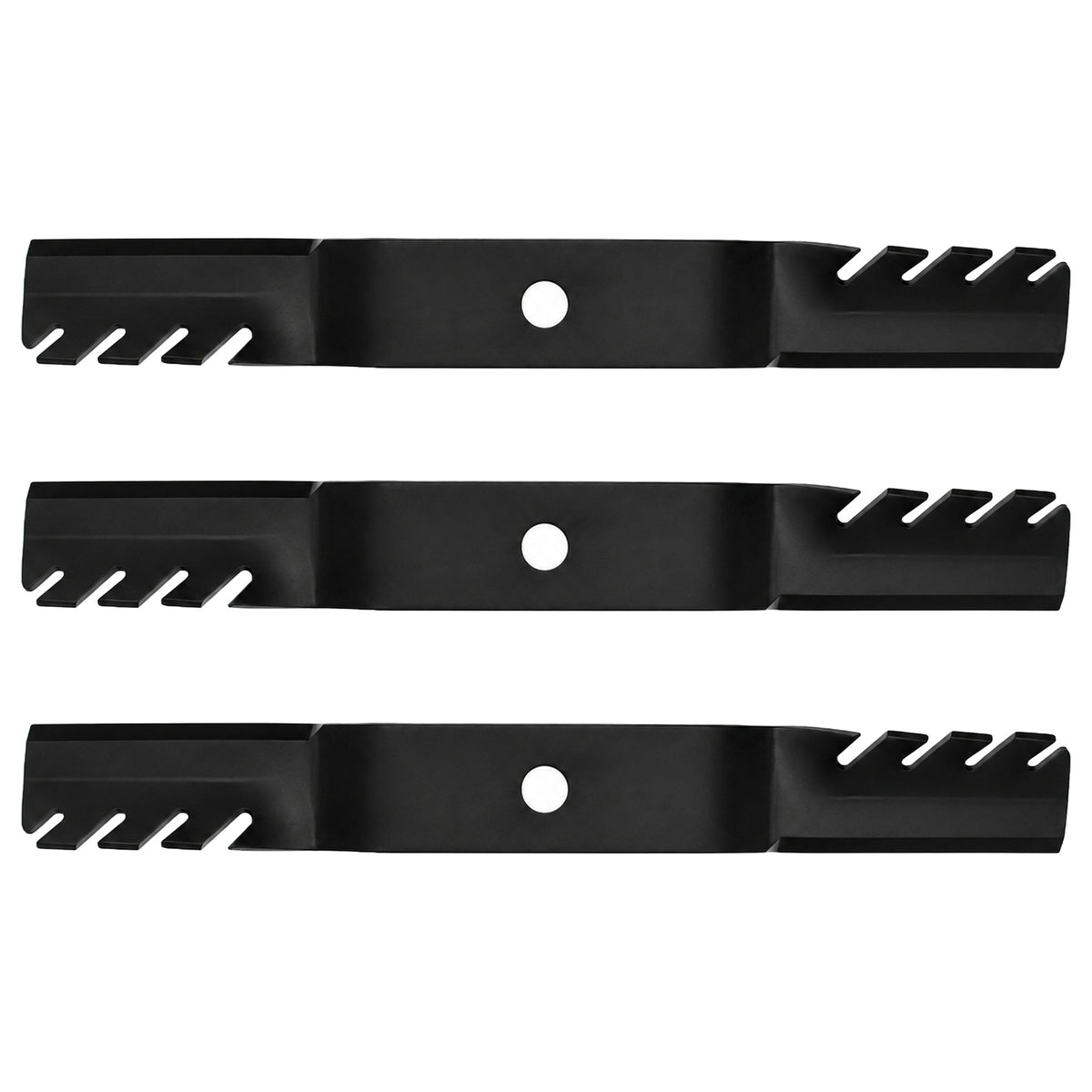 (3) Heavy Duty Predator Mulching Blade Fits Kubota 60" Mower Deck K5371-99040