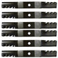 Set of (6) Extra Durable Predator Mulching Blade Fits Kubota BX2660 BX23 BX7510