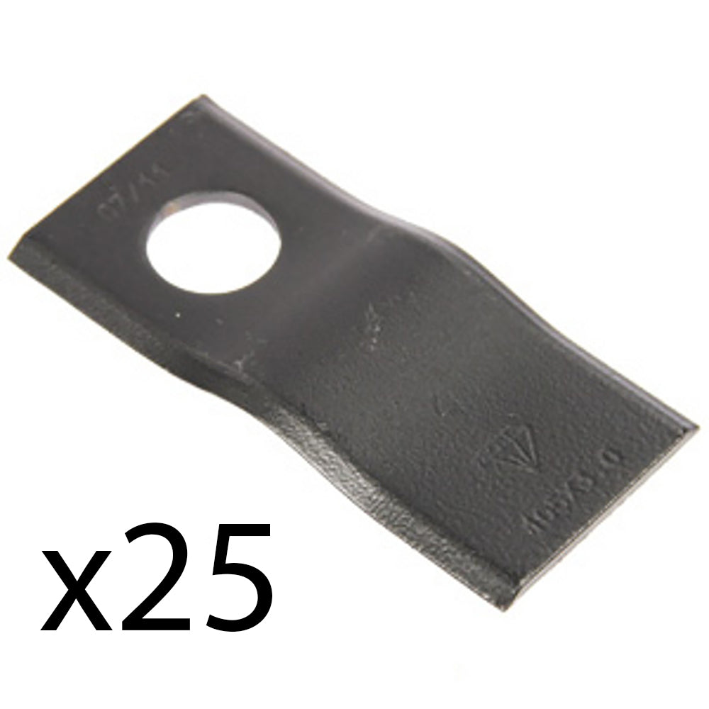 Qty 25: Disc Mower Blade
 Fits Zweegers Replaces CM120